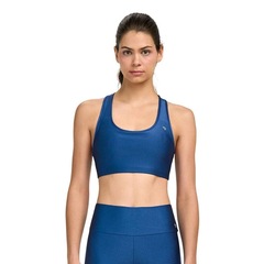 Top Alto Giro Eterno Shine Nadador Feminino - Foto 1