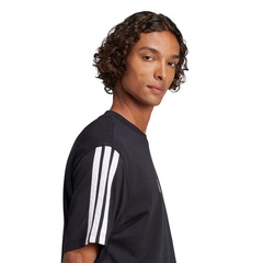 Camiseta adidas 3 Stripes Masculina - Foto 4