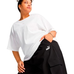 Calça Puma Ess No. 1 Logo Cargo Pants Feminina - Foto 3