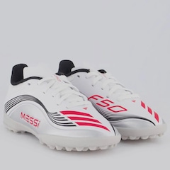 Chuteira Society Infantil adidas F50 Messi League - Foto 4