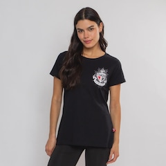 Camiseta do São Paulo Futfanatics Clássica Feminina - Foto 1