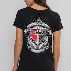 Camiseta do São Paulo Futfanatics Clássica Feminina - Foto 5