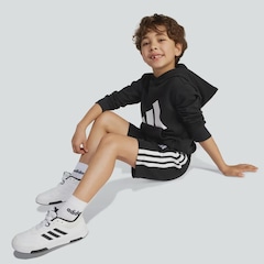 Bermuda adidas 3 Stripes ESS Infantil - Foto 5