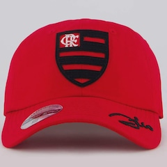 Boné Adulto Supercap do Flamengo Zico Aba Curva - Foto 2