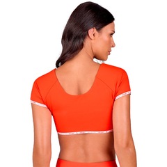 Top Alto Giro Elástico Personalizado Feminino - Foto 2