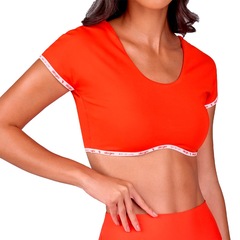 Top Alto Giro Elástico Personalizado Feminino - Foto 3