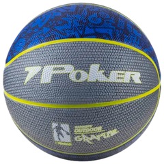 Bola de Basquete Poker Outdoor Grafite N°7 - Foto 1