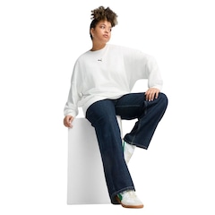 Blusão de Moletom Feminino Puma Ess Oversized Crew - Foto 6