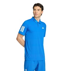 Camisa Polo Masculina adidas Manga Curta Club 3 Stripes - Foto 1