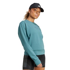 Blusão de Moletom Gola Careca Feminino Adidas Designed-for-Training Warm-Up - Foto 1