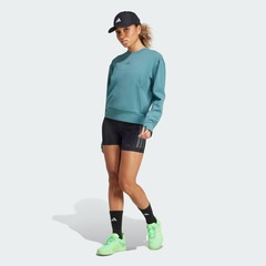 Blusão de Moletom Gola Careca Feminino Adidas Designed-for-Training Warm-Up - Foto 7