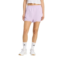 Short 2 em 1 Feminino Adidas Designed for Training - Foto 1