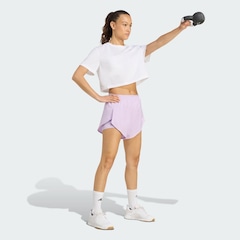 Short 2 em 1 Feminino Adidas Designed for Training - Foto 4