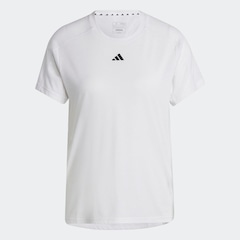 Camiseta Feminina adidas Gola Careca AEROREADY Train Essentials Minimal Branding - Foto 2