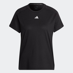 Camiseta Feminina adidas Gola Careca AEROREADY Train Essentials Minimal Branding - Foto 2