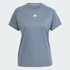 Camiseta Feminina adidas Gola Careca AEROREADY Train Essentials Minimal Branding - Foto 2