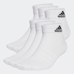Meia Unissex Adidas Sportswear Ankle - 6 Pares - Foto 3