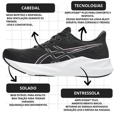 Tênis Feminino Asics Versablast 4 + Par de Meia - Foto 4