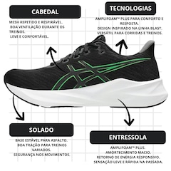 Tênis Masculino Asics Versablast 4 + Par de Meia - Foto 4
