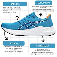 Tênis Masculino Asics Versablast 4 - Foto 3