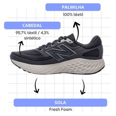 Tênis Masculino New Balance Evozv4 + Par de Meia - Foto 6