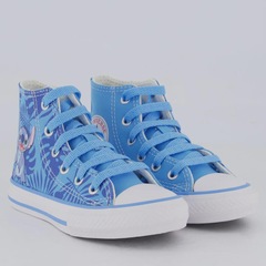 Tênis Cano Alto Infantil Converse All Star Chuck Taylor Stitch - Foto 5