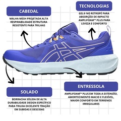 Tênis Masculino Asics Gel Sonoma 8 + Par de Meia - Foto 4