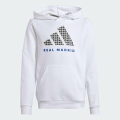 Blusão de Moletom com Capuz Infantil Adidas Real Madrid - Foto 2