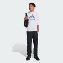 Blusão de Moletom com Capuz Infantil Adidas Real Madrid - Foto 3