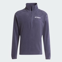 Jaqueta Masculina Adidas Fleece 1/2 Zíper Multi Essentials - Foto 2
