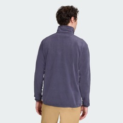 Jaqueta Masculina Adidas Fleece 1/2 Zíper Multi Essentials - Foto 3