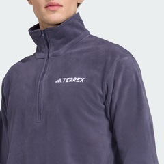 Jaqueta Masculina Adidas Fleece 1/2 Zíper Multi Essentials - Foto 6