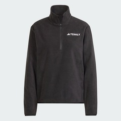 Blusão Feminino Adidas Fleece 1/2 Zíper Multi Essentials - Foto 2