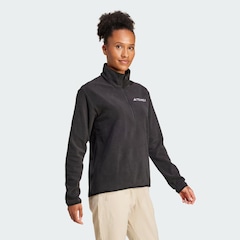 Blusão Feminino Adidas Fleece 1/2 Zíper Multi Essentials - Foto 4