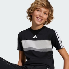 Camiseta Infantil Adidas Seasonal Essentials Tiberio Três Listras - Foto 6