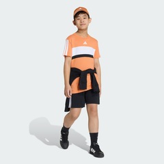 Camiseta Infantil Adidas Seasonal Essentials Tiberio Três Listras - Foto 5