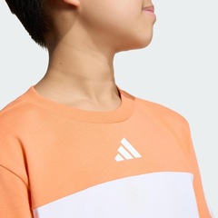 Camiseta Infantil Adidas Seasonal Essentials Tiberio Três Listras - Foto 6