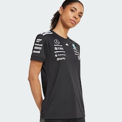 Camiseta Feminina adidas Mercedes AMG Petronas Formula One Team Black Driver - Foto 4