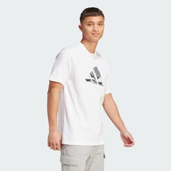 Camiseta Masculina Adidas com logotipo Camo - Foto 4