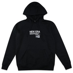 Blusão de Moletom Canguru Masculino New Era Fechado Branded Institutional Style - Foto 1