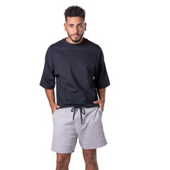 Shorts de Moletom Pretorian confort Masculino - Foto 4