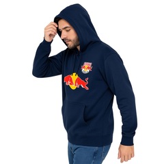 Blusão de Moletom Capuz Red Bull Canguru Masculino - Foto 3