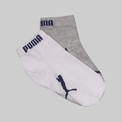 Meia Sapatilha Puma - 2 Pares - Infantil - Foto 1