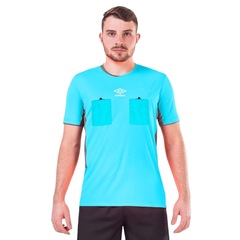 Camisa Masculina Umbro Juiz Árbitro Árbitragem TWR Fit - Foto 1