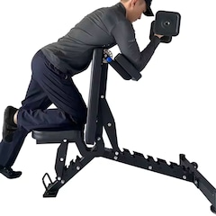 Banco Supino Regulável Com Apoio Yangfit Linha Profissional - Foto 4