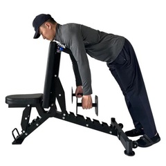 Banco Supino Regulável Com Apoio Yangfit Linha Profissional - Foto 5