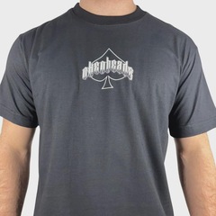 Camiseta Okenheads Básica Silk Rosas Masculina - Foto 4