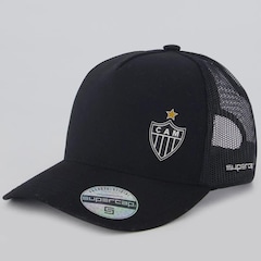 Boné Adulto do Atlético Mineiro Supercap Trucker Americano Aba Curva - Foto 1