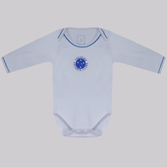 Body Manga Longa do Cruzeiro Futfanatics Infantil - Foto 1
