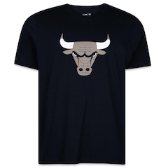 Camiseta Masculina New Era Regular NBA Chicago Bulls Core - Foto 1